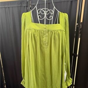 Kohl's Olive Green Blouse